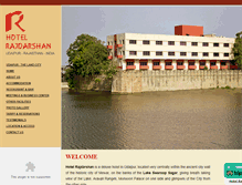 Tablet Screenshot of hotelrajdarshanudaipur.com